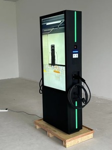 Chargeur EV AC 22kW 44kW avec écran publicitaire de 55 pouces, <span class=keywords><strong>station</strong></span> de recharge commerciale OCPP pour supermarchés et hôtels - Product Image 6