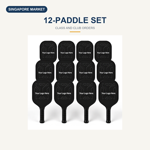 Palas <span class=keywords><strong>de</strong></span> Pickleball Institucionales al por Mayor con Logotipo, Set <span class=keywords><strong>de</strong></span> 12 Palas, <span class=keywords><strong>Tubo</strong></span> para <span class=keywords><strong>Pelotas</strong></span>, Biblioteca <span class=keywords><strong>de</strong></span> Patrones en 8 Colores, MOQ, Palas <span class=keywords><strong>de</strong></span> Pickleball al por Mayor - Product Image 4