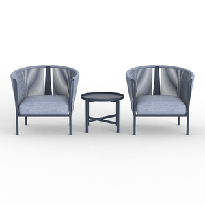<span class=keywords><strong>Canapé</strong></span> <span class=keywords><strong>de</strong></span> <span class=keywords><strong>jardin</strong></span> personnalisable 3 <span class=keywords><strong>places</strong></span> à cadre en aluminium Ensemble Durable Luxe Bacolny Mobilier d'extérieur Moderne Offre Spéciale Prix bon marché - Product Image 2