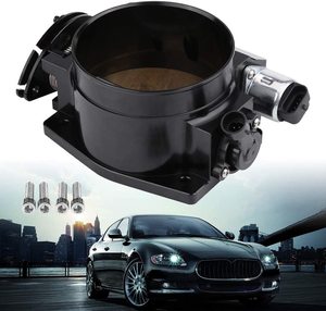 ชุดเรือนลิ้นปีกผีเสื้ออะลูมิเนียม CNC ขนาด 92 มม. พร้อมเซ็นเซอร์ TPS IAC สำหรับ GM LSX LS1 LS2 LS3 LS7 ชุดอัพเกรดสำหรับรถแข่งแบบ 4 รูยึดท่อร่วมไอดี - Product Image 1