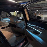 Kit de bande lumineuse LED d'ambiance intérieure pour BMW Série 7 G12 2015-2022, style galaxie dynamique et coloré, mise à niveau Symphony