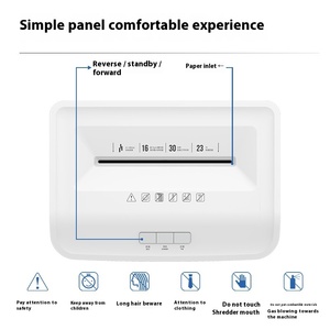 Déchiqueteuse de <span class=keywords><strong>bureau</strong></span> confidentielle à 4 niveaux de haute qualité avec alimentation électrique visuelle à faible bruit Cross-Cut 23L - Product Image 5