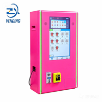 Máquinas Expendedoras Pequeñas con Sistema de Pago por Código QR, 3 Selecciones, para Toallas Sanitarias, con Pantalla LED y Función SDK