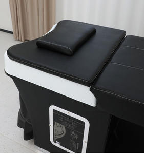 เก้าอี้สระผมแบบโมเดิร์นสีเทา WDY สำหรับร้านเสริมสวย เก้าอี้นวดสปาพร้อมอ่างล้างผม - Product Image 6