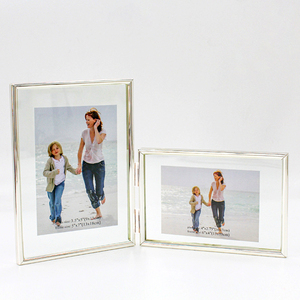 Gấp hình ảnh khung ảnh hai mặt quan điểm kính kim loại mạ điện nhôm hôn nhân sáng tạo Retro nhôm - Product Image 2