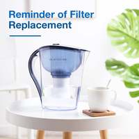 Carafe filtrante écologique avec affichage numérique, purificateur d'eau certifié NSF, bouilloire filtrante, ioniseur de cuisine