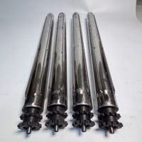 Nouveaux rouleaux de guidage en acier inoxydable galvanisé avec roues dentées en caoutchouc/acier pour lignes de production, personnalisables