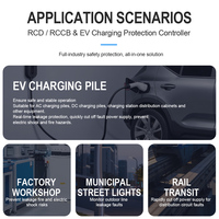 Contrôleur de charge directe pour VE ATCB9-EV Type B RCBO – Sans contrôleur, 20A 32A 63A, protection contre les fuites, les surcharges et les surtensions, montage sur rail DIN pour chargeur de VE