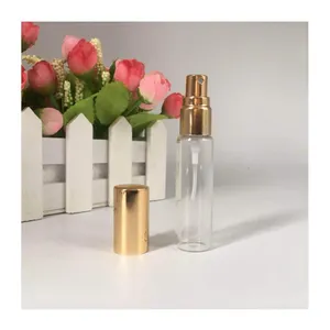 Golden Silvery Color 30Ml 50Ml Airless Glass Cosmetic Airless Pump Empty Glass 2Ml Perfume Bottle