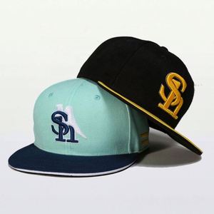 Gorra de Béisbol Deportiva Unisex de 6 Paneles con Visera Plana, Bordado Personalizado con Logotipo, 100% Algodón, para Ciclismo y Viajes, Venta al Por Mayor - Product Image 1