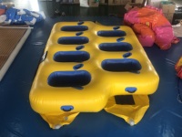 Vente Flash : Tube Gonflable UFO Remorquable de Qualité Commerciale 4x2.6m 7 Places en PVC Anti-UV pour Sports Nautiques