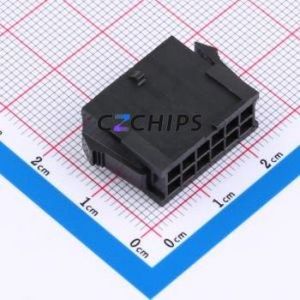 C300E12-B12P12 Housing (Wire-to-Board / Wire-to-Wire) P=3mm Connector 2x6P 3mm Micro-Fit (MX 3.0) 3mm - Product Image 1