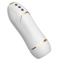 Masturbateur masculin automatique mains libres avec fonctions de poussée et de rotation, masseur de prostate masculin, Aircraft Cup