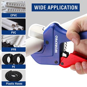 <span class=keywords><strong>WORKPRO</strong></span>-Coupe-tuyau à cliquet de qualité industrielle 63mm, outil de coupe rapide pour le bricolage, capacité élevée pour usage industriel, OEM - Product Image 3