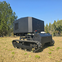 Tondeuse autonome pour pentes, coupe-herbe et pulvérisateur de pesticides, machine automatique sans pilote de type chenillé