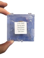 Lentille de focalisation en verre CVD ZnSe pour CO2, diamètre 18-19,05 mm, FL 38,1-101,6, prix compétitif, pour machine de soudage laser portative