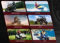 Acumulador de Litio para Motocicleta LFP12B-4 12V 9Ah 540CCA, Batería de Arranque LFP con Pantalla LCD BMS para Scooter, ATV, UTV, Moto de Nieve