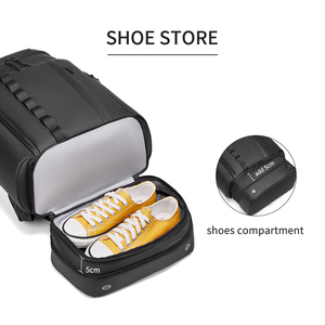Sacs de plein air grande capacité avec compartiment à chaussures, <span class=keywords><strong>support</strong></span> pour <span class=keywords><strong>ordinateur</strong></span> <span class=keywords><strong>portable</strong></span> et bouteille isotherme, sacs pour <span class=keywords><strong>ordinateur</strong></span> <span class=keywords><strong>portable</strong></span> <span class=keywords><strong>15</strong></span> <span class=keywords><strong>pouces</strong></span>, sacs à dos de voyage - Product Image 3