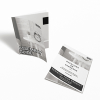 Brochures, dépliants, menus, catalogues imprimés offset sur papier d'art A3/A4/A5 personnalisés à bas prix avec reliure spirale