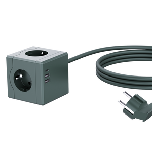 Enchufe de Extensión Inteligente Moderno de 3 Vías con Certificación CE ROHS KC, 3 Puertos USB y 3 Enchufes EU de 16A, Portátil con Cable de 1.5m - Product Image 4