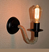 Retro Loft Demir LED Yemek Odası Yatak Odası Başucu Duvar Lambası Koridor Merdiven Ofis Bar Banyo Restoran Cafe Işık Duvara Monte