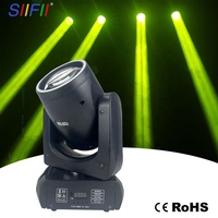Projecteur LED 200W à tête mobile avec effet de bande lumineuse et contrôle sonore pour DJ, discothèque, boîte de nuit, éclairage de mariage