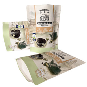 Patates cipsi süt kurutulmuş meyve için MOPP/kağıt/LDPE yapısı ile gıda sınıfı ayakta duran torba ambalaj - Product Image 2