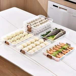 Contenedor de Almacenamiento de Alimentos Apilable de 5 Capas con Temporizador, para Congelar Dumplings, Accesorios de Cocina - Product Image 2