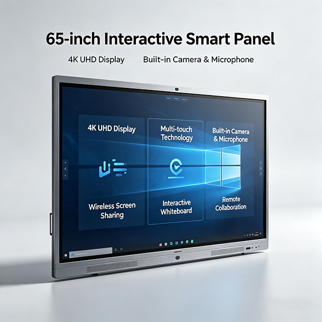 Best Selling 65 Inch Dual OS Interactive Flat Panel with Windows Interactive Flat Panel for School