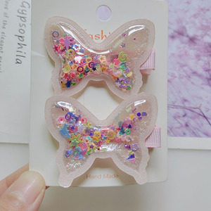 Con Bướm Lắc Cát Lún Nhựa <span class=keywords><strong>Acrylic</strong></span> Hình Phẳng Kim Sa Để Trang Trí Quà Tặng Nơ - Product Image 5