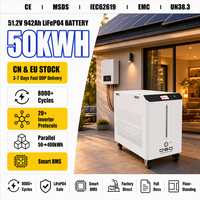 Batterie au lithium 51.2V 1000AH 50Kwh, Accumulateur 50Kw 100 50 KWH Kw, Stockage Solaire 100Kwh 48KWH, Batterie 48V Lifepo4, Pack de Batteries au Lithium