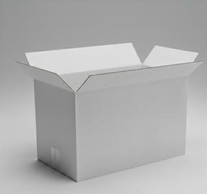 Boîte d'expédition en carton ondulé blanc 15,125 x 11,125 x 2 pouces, légère, durable, recyclable, pour emballage, stockage et cadeaux - Product Image 4