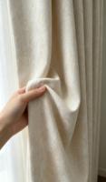 10% Lin 90% Polyester Jacquard Haute Densité - Fil Doré Subtil, Excellent Drapé et Forme Durable