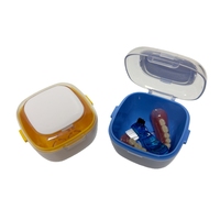 Boîte de nettoyage améliorée pour prothèses dentaires, soin complet pour prothèses, appareils orthodontiques transparents, protège-dents, protège-nuit et gouttières de rétention