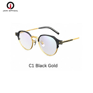 Lunettes <span class=keywords><strong>de</strong></span> <span class=keywords><strong>vue</strong></span> vintage en titane pur <span class=keywords><strong>de</strong></span> qualité supérieure pour hommes et femmes, montures légères en titane <span class=keywords><strong>de</strong></span> haute qualité en stock - Product Image 5