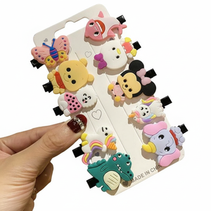 Fatto a mano semplice fiore clip per capelli a scatto per ragazze donne di tendenza accessori di moda per la decorazione dei capelli vendita calda all'ingrosso 5cm - Product Image 2