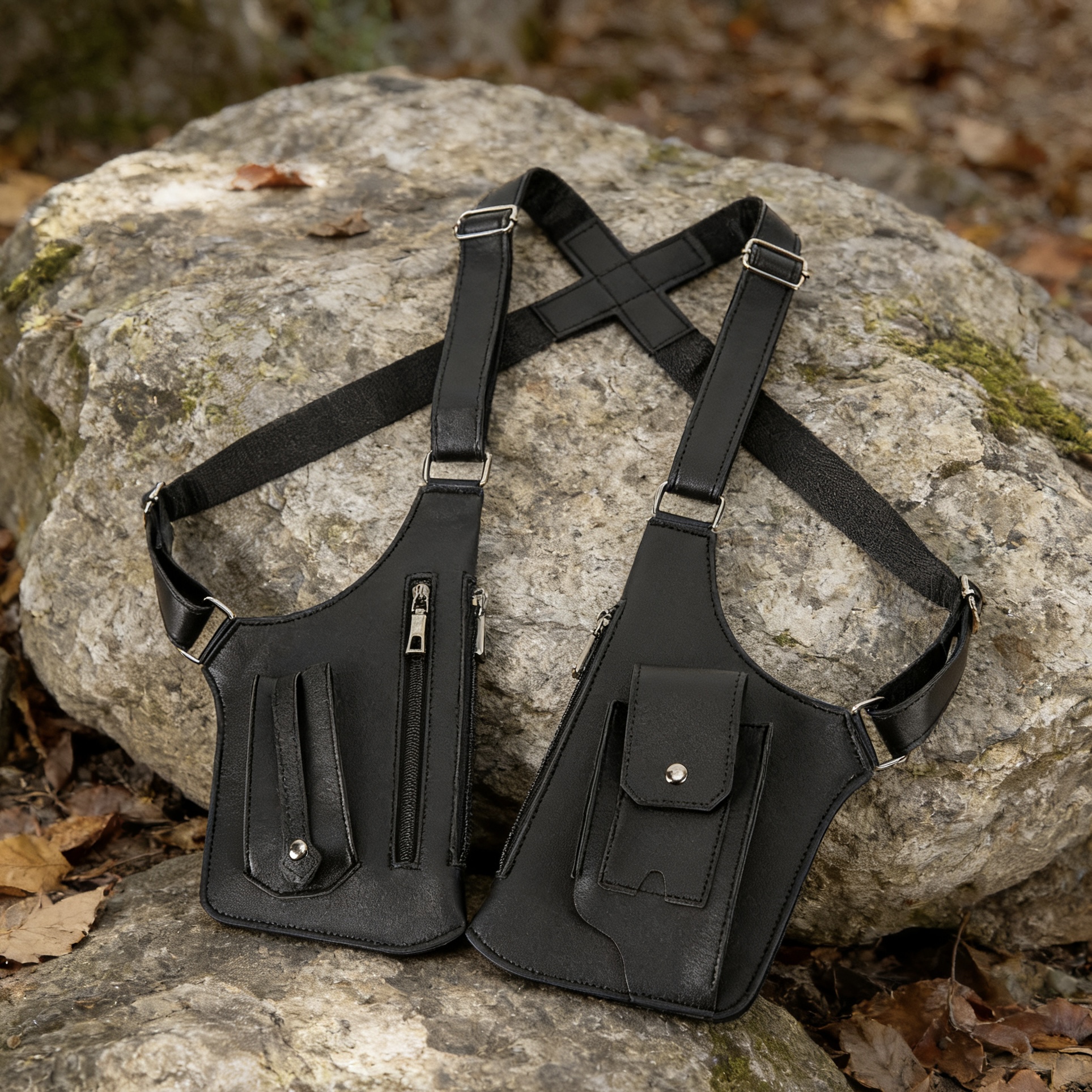 Schoudertas Mannelijke Messenger Tas Student Vrije tijd Borstzak Sport Mannen Tas Multi-Functie Kleine Rugzak Sling Tas Crossbody Rugzak voor Mannen