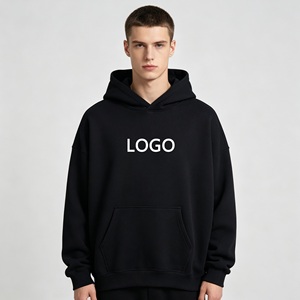 Sudadera de Felpa de Algodón Ecológica, Unisex, de Alta Calidad, Antiencogimiento, Talla Grande, Sin Cordones, con Logotipo Personalizado Bordado - Product Image 1