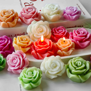 Moule à gâteau en <span class=keywords><strong>fondant</strong></span> motif fleur Early Riser, pour la décoration de gâteaux DIY, moule à savon artisanal en forme de fleur, moule à pierre <span class=keywords><strong>diffuseur</strong></span> - Product Image 4