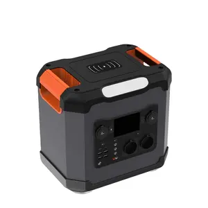 AC 110V 220V power supply 1500W wireless portable power station for outdoor camping