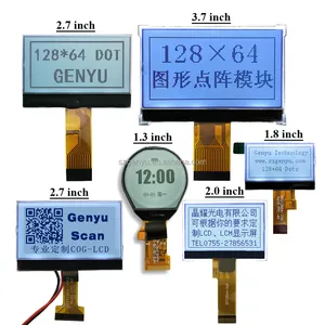 RoHS nach 7 segment monochrome lcd modul FSTN/VA/STN/HTN/TN cog display grafik für Industry
