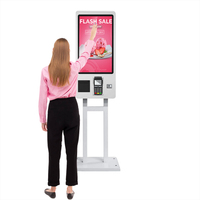 Machine de commande pour restaurant avec écran tactile, borne de paiement en libre-service avec fonction terminal de point de vente