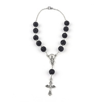 YWJC Vente en gros de chapelets personnalisés en cristal, perles de prière religieuses catholiques, chapelets catholiques
