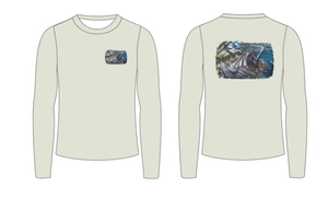 Chemises de pêche hommes à manches longues sweat à col rond extérieur <span class=keywords><strong>Protection</strong></span> <span class=keywords><strong>Uv</strong></span> <span class=keywords><strong>vêtements</strong></span> de pêche respirants - Product Image 4
