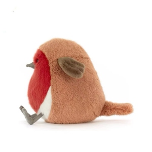 Série de jouets en peluche oiseaux rouges amusants avec logo personnalisé : Robin, Poupée en peluche, Oreiller Mockingbird, Jouet <span class=keywords><strong>oiseau</strong></span> à face <span class=keywords><strong>rouge</strong></span> - Product Image 5