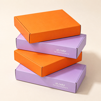 Boîtes en carton ondulé personnalisées avec logo, directement de l'usine, emballages pour cheveux, boîtes de luxe à faible MOQ, emballages en carton kraft pour boutique en ligne