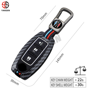 เคสกุญแจรถยนต์ซิลิโคนคาร์บอนไฟเบอร์ใหม่2025ชิ้นสำหรับ Nissan Leaf Micra Qashqai J11 J10 <span class=keywords><strong>X</strong></span> <span class=keywords><strong>Trail</strong></span> <span class=keywords><strong>T32</strong></span> Versa Note Patrol - Product Image 6