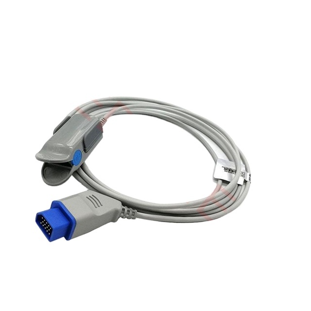 Medical Reusable Adult Clip Compatible Direct-Connect Nihon Kohden SPO2 Sensor Probe
