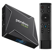 ใหม่ประเภท 2.4G/5G 802.11 B/g/n สมาร์ท Pendoo X10 PLUS S905x3 16 GB pro Android 9.0 TV Box