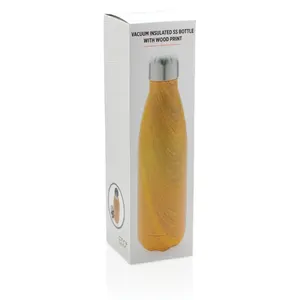 Bottiglia termica con texture legno 500ml per merchandising - Product Image 5
